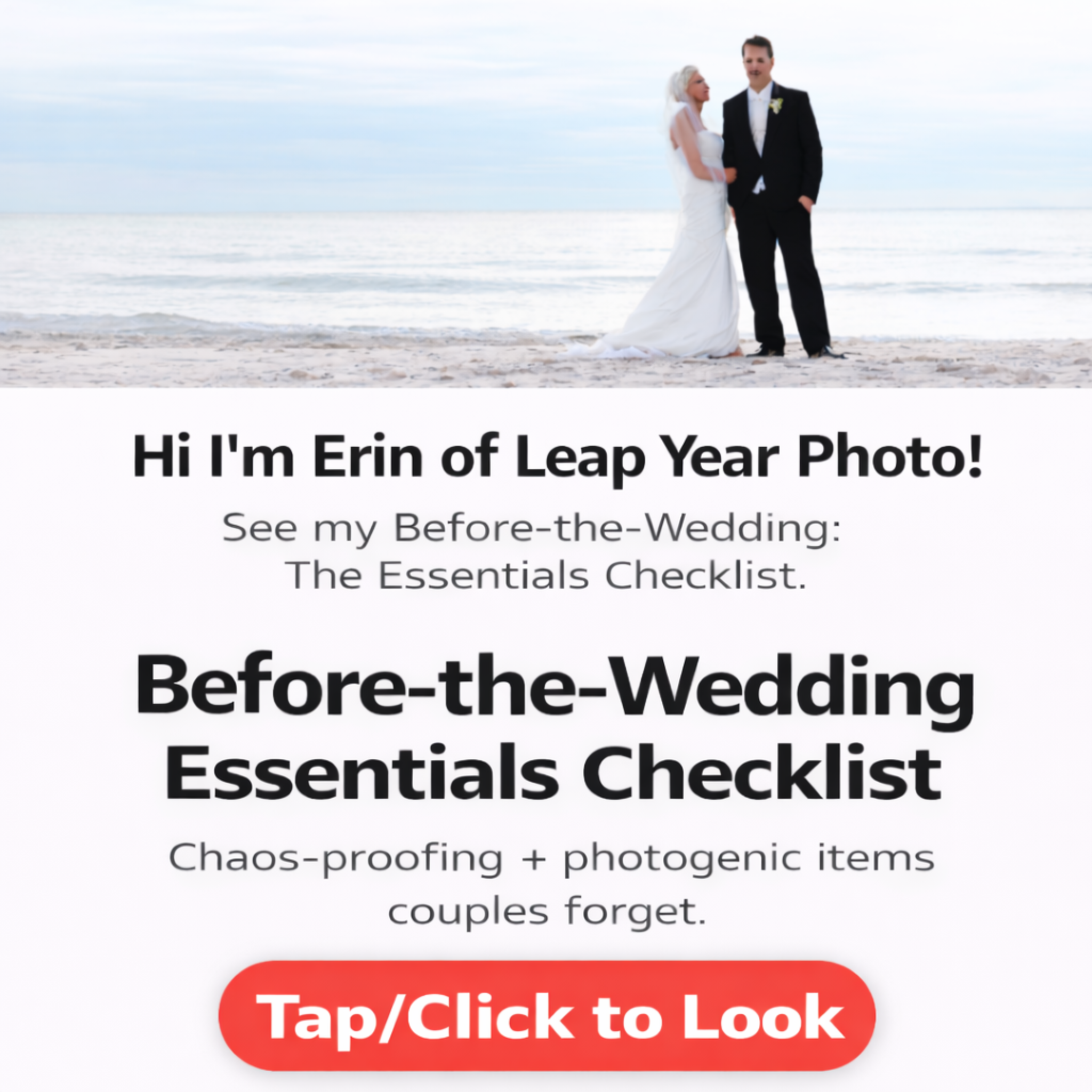 Before-the-Wedding Essentials Checklist